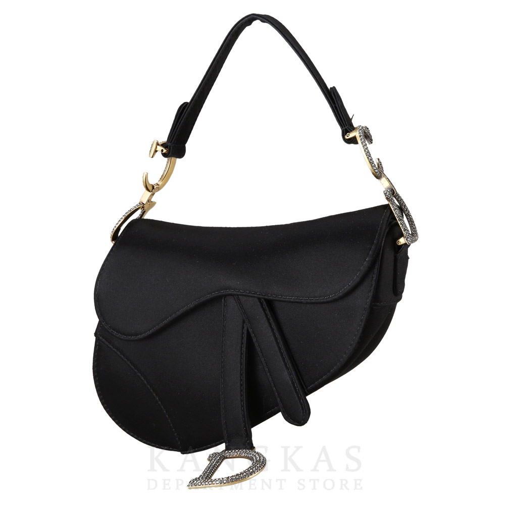 CHRISTIAN DIOR(USED)크리스찬디올 새틴 미니 새들백